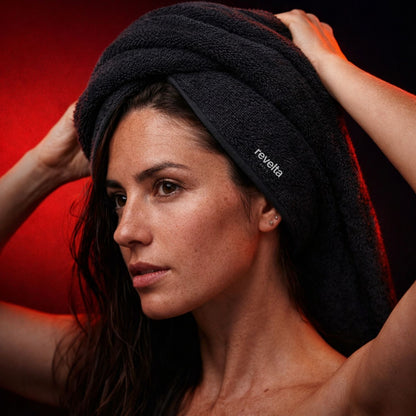 Serviette à cheveux en microfibres